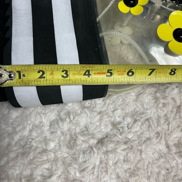 Clear Floral Platform Heeled Boots - Picture 7 of 14